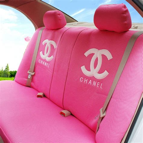 pink chanel car seat covers|Chanel Seat Covers .